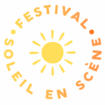 Logo Rond Studio Photo Orange et Blanc Moderne -2